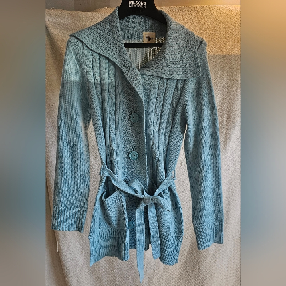 Effeci Long Cardigan, Size Small
